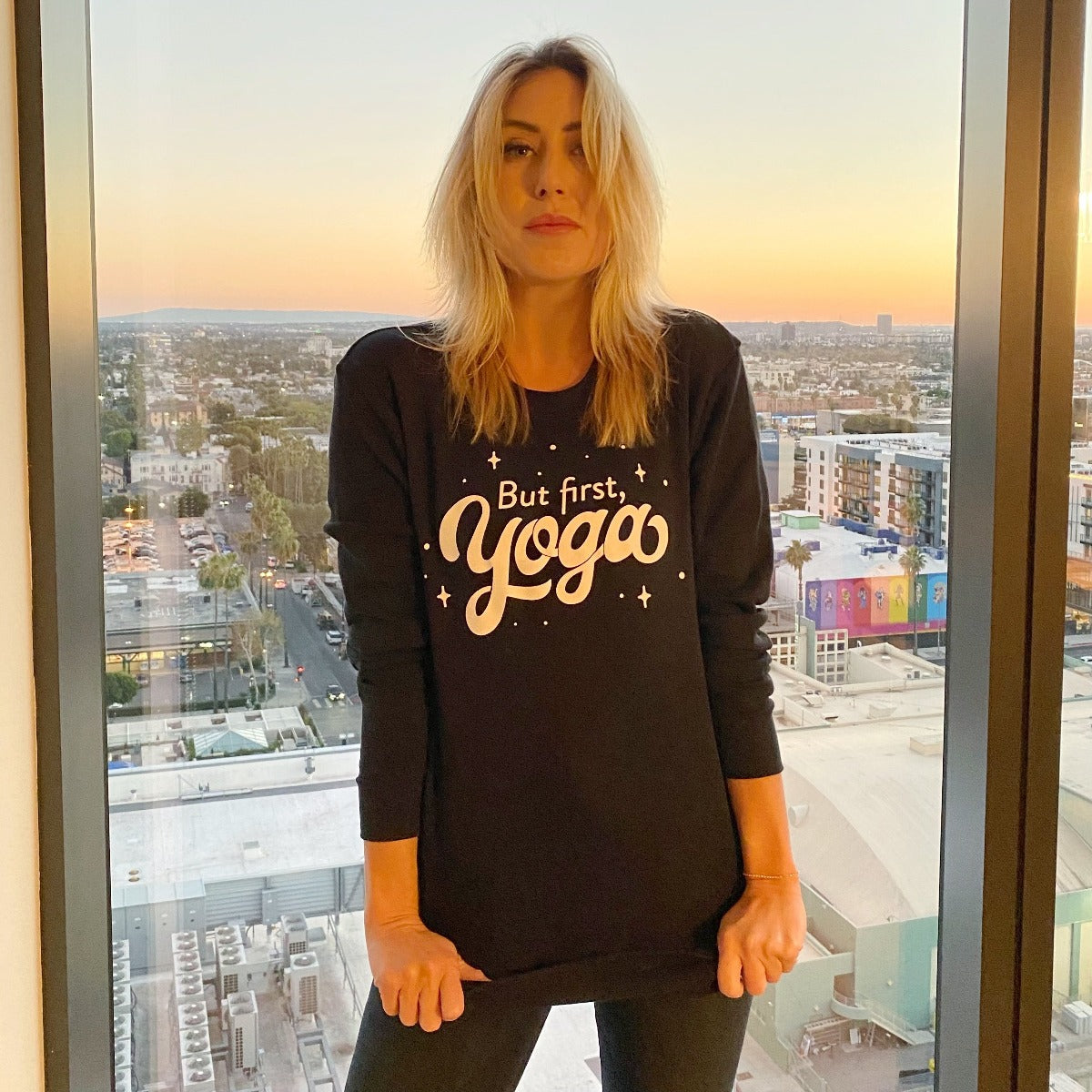 Yoga sweatshirts hotsell