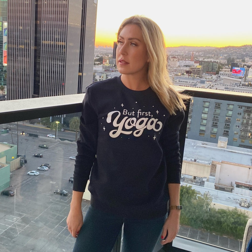 Sweatshirt yoga hotsell